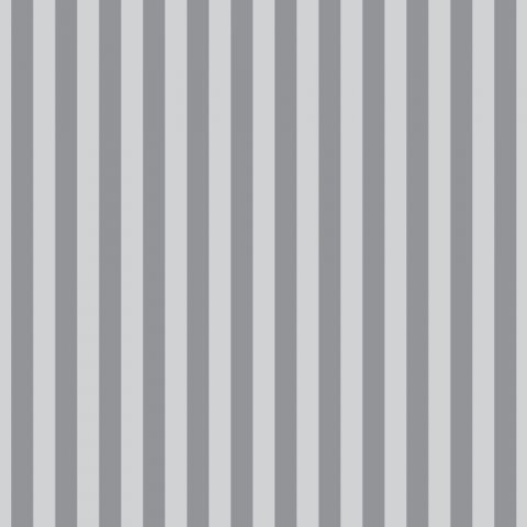 Tula Pink patchworkstof med mrkegr striber p lys gr baggrund