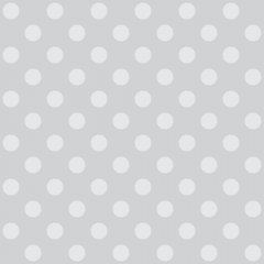 Tula Pink patchworkstof i mrk gr med lysegr prikker p