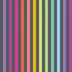 Tula Pink patchworkstof med regnbuefarvede striber p gr baggrund